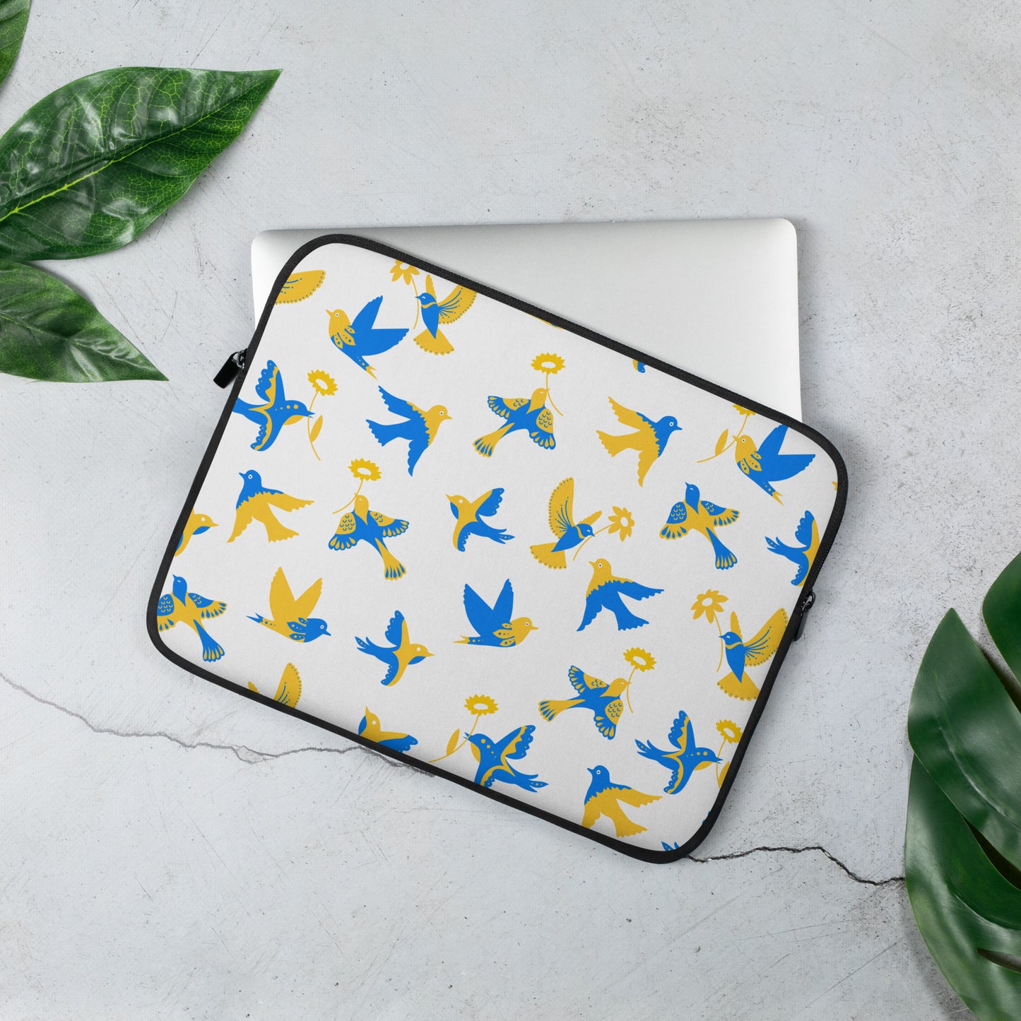 Laptop Sleeve - Ukrainian Birds (All proceeds donated)